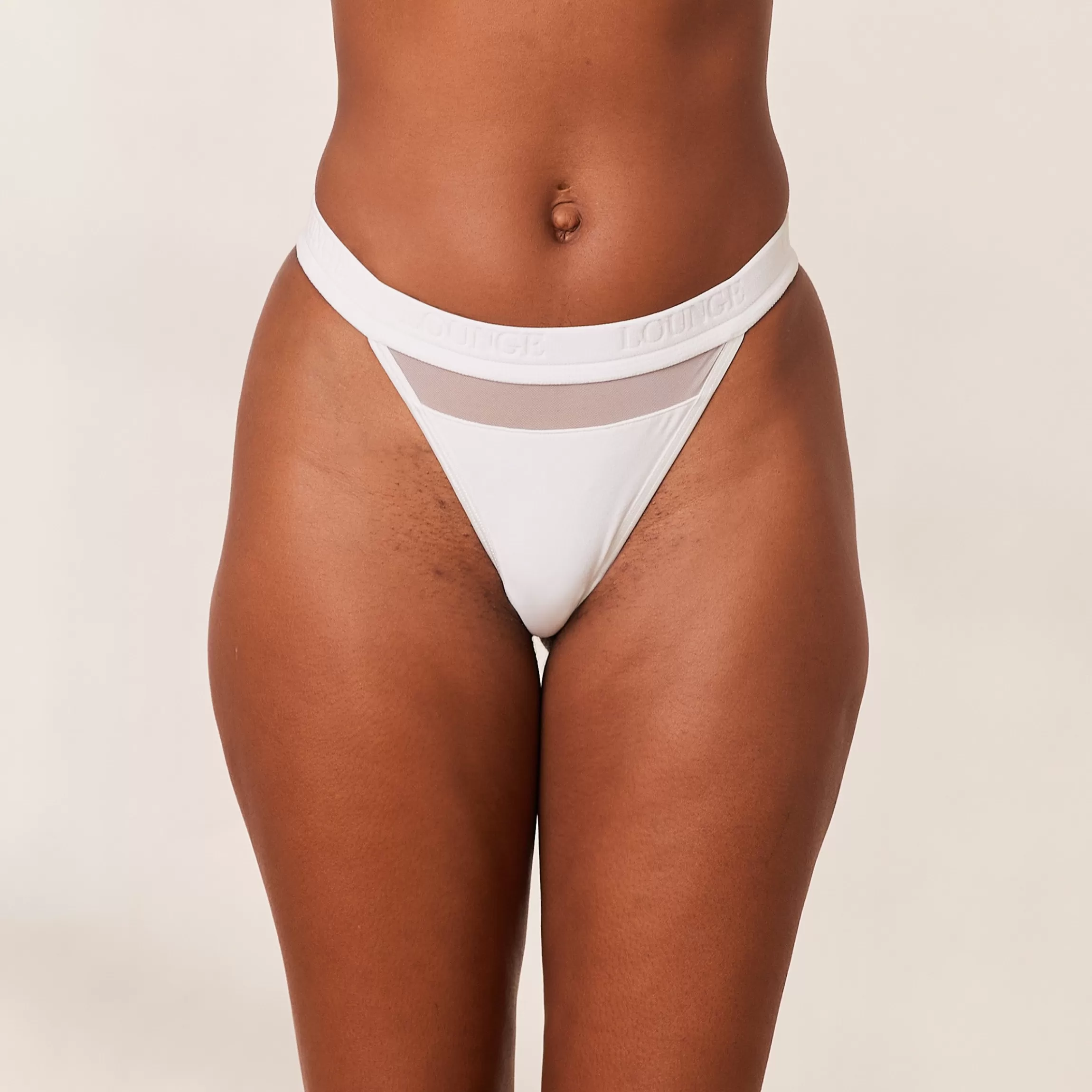 Lounge Mesh String - Wit Online