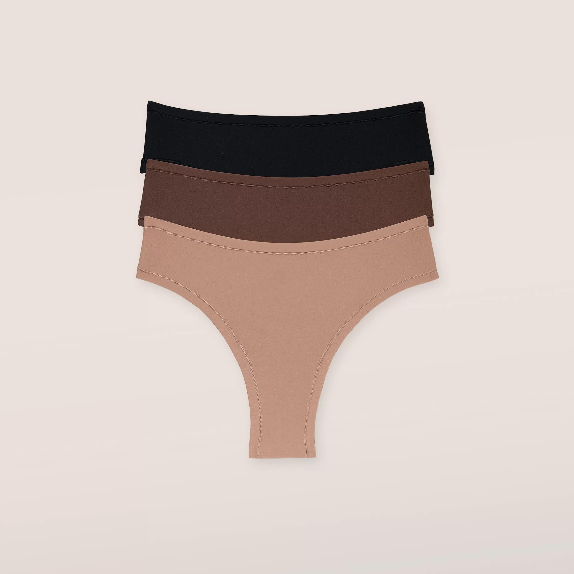 Lounge Nude Brazilian Slips (3-Pack) - Multi Clearance